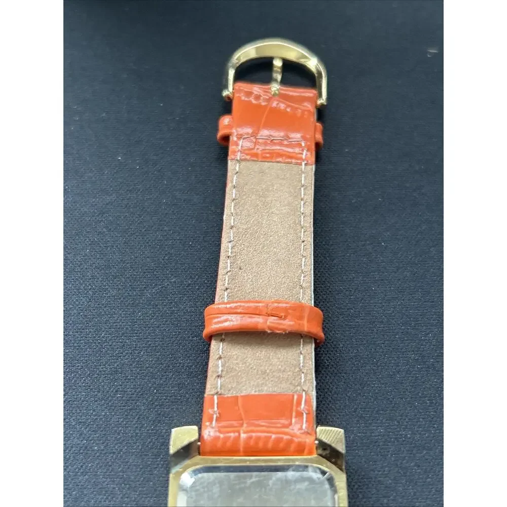 Gossip Gold Tone Orange Band Women’s Quartz Watch